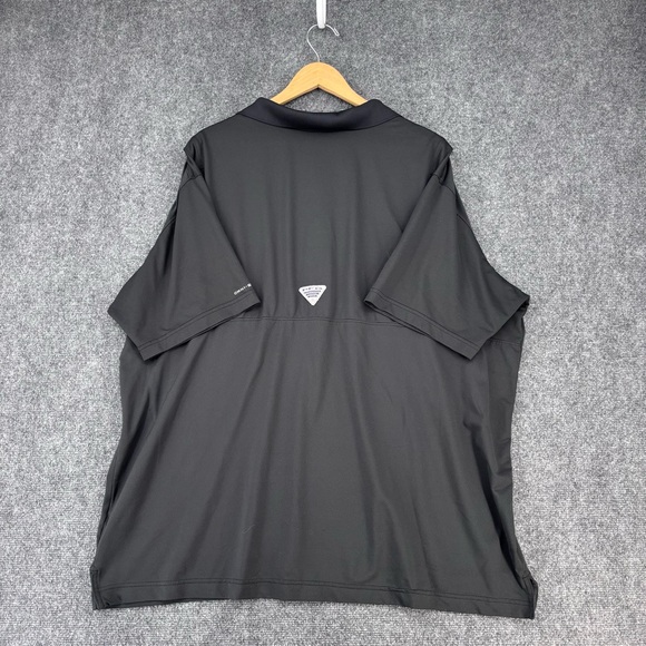 Columbia PFG Omni Shade Black Low Drag Offshore Polo Short Men’s 3X - Picture 3 of 13